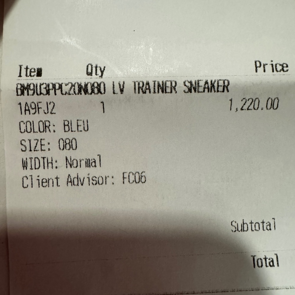 LV trainer sneaker